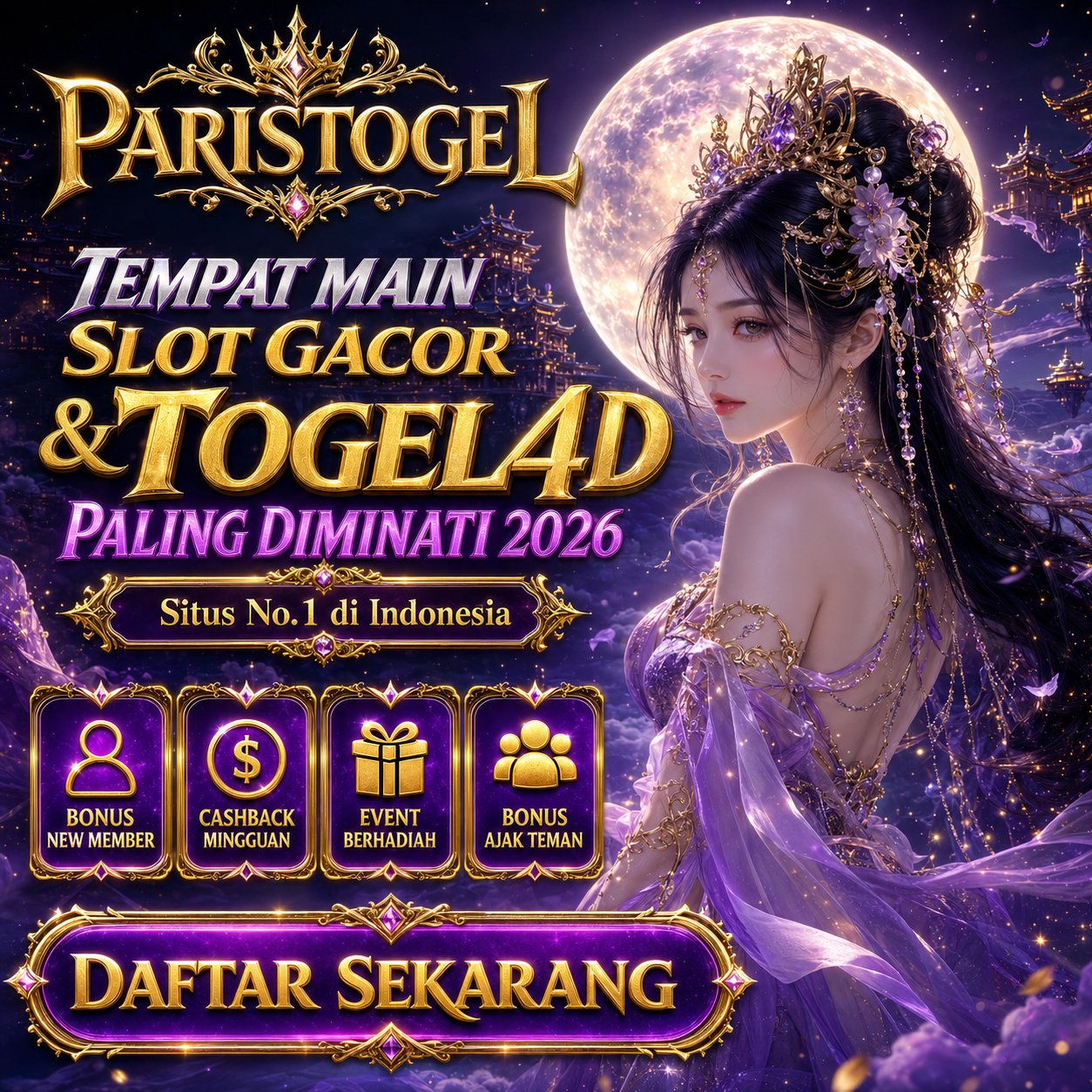 PARISTOGEL 🔥 Tempat Main Slot Gacor Winrate Tinggi & Togel4D Dengan Pasaran Terlengkap Paling Diminati 2026