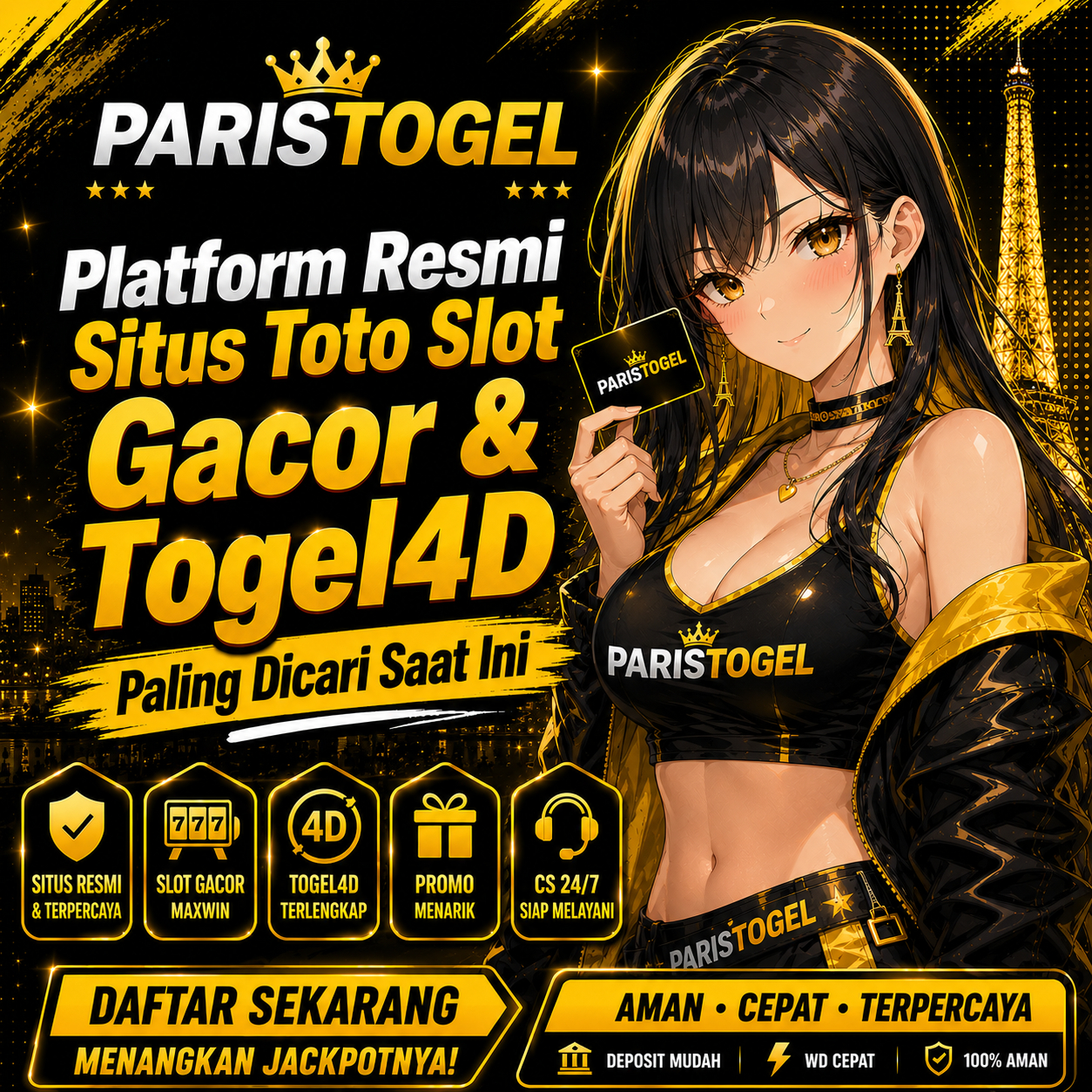 PARISTOGEL: Platform Resmi Situs Toto Slot Gacor & Togel4D Paling Dicari Saat Ini