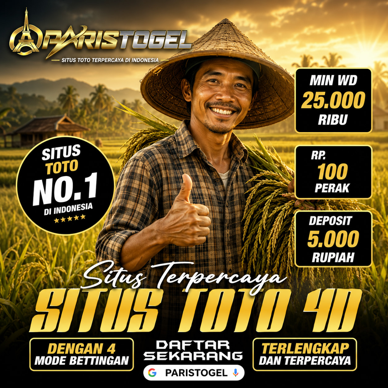 PARISTOGEL : Situs Gacor Online Terpercaya & Bandar Platform Game Terbaik Resmi 