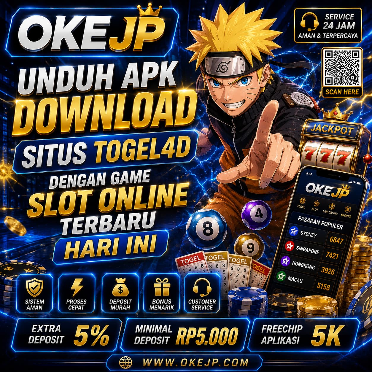 OKEJP | Unduh APK Download Situs Togel4D Dengan Game Slot Online Terbaru Hari ini